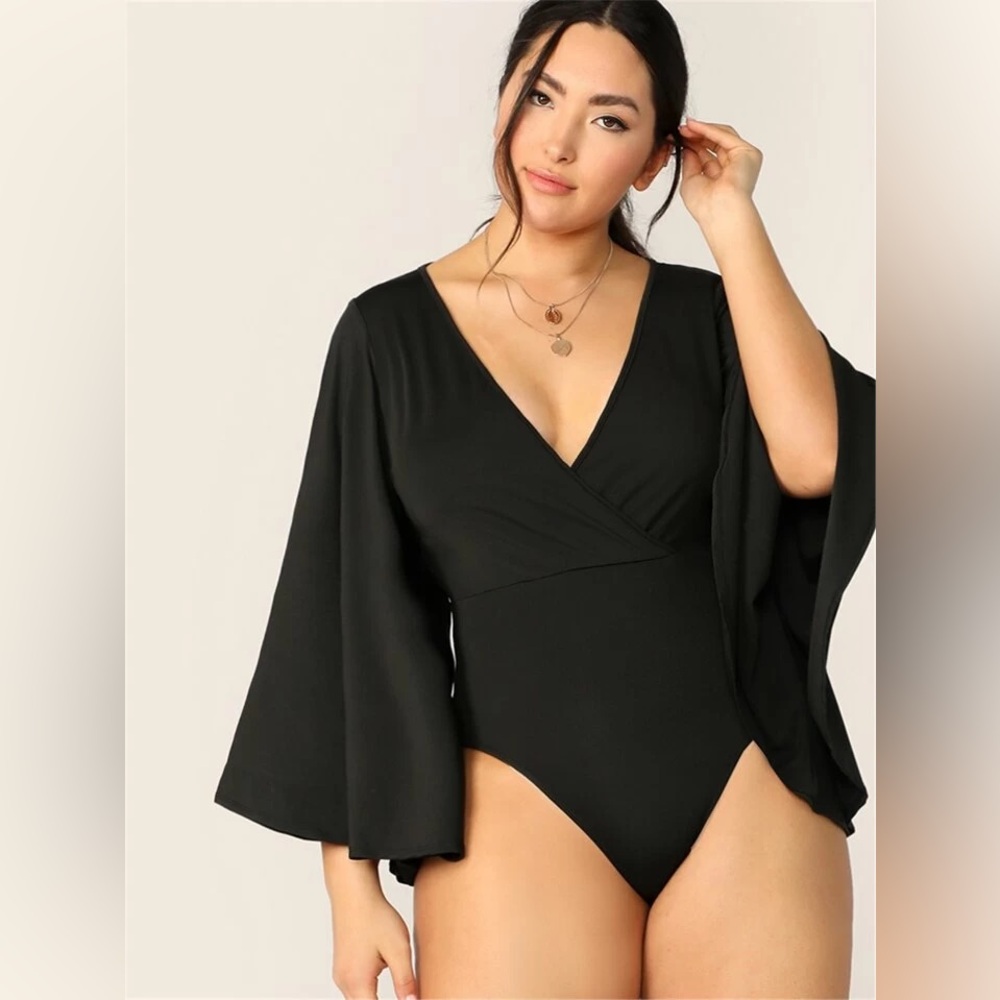 Black bodysuit plus size
